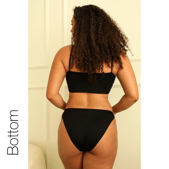 New DIPPIN DAISYS Kit Underwire Bikini Top, Charlie Cheeky Bikini Bottom Black M - Picture 16 of 16